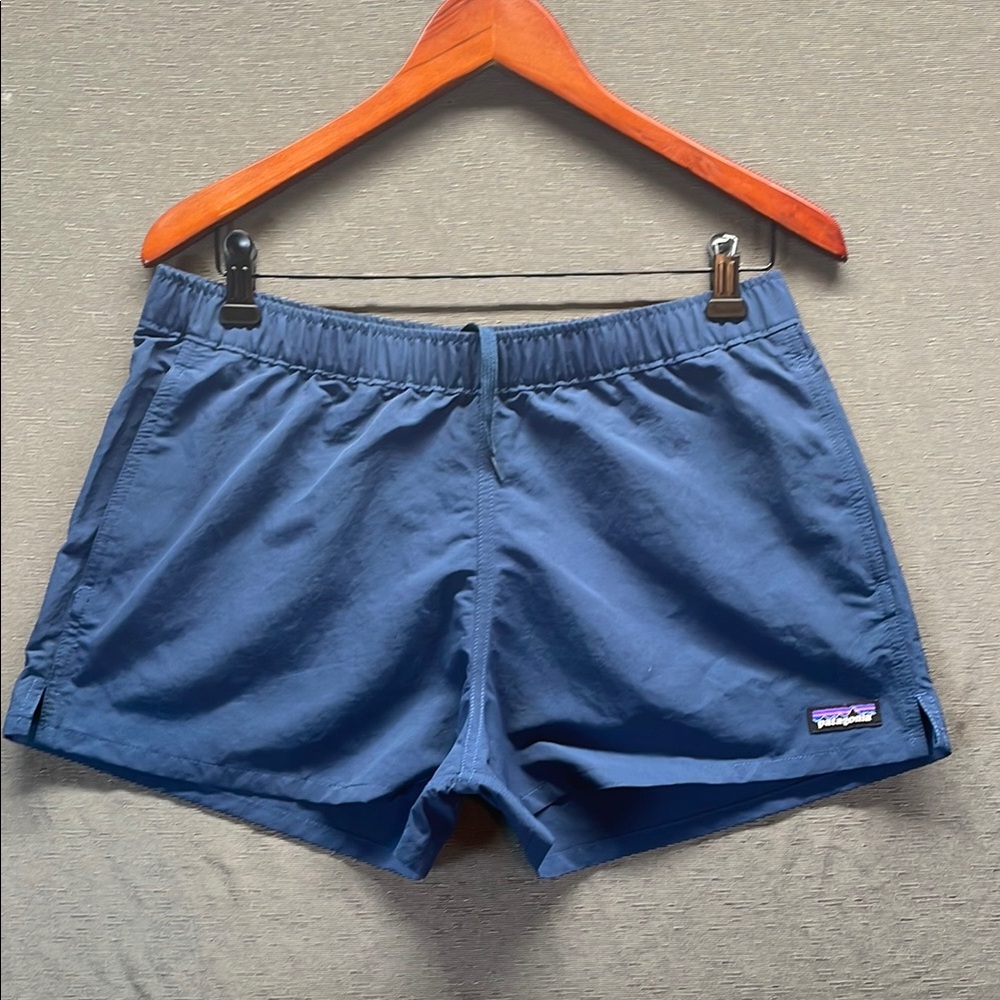 Patagonia Blue Athletic Shorts Lightweight Design